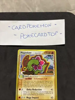 Pokemon Card Meganium 4/101 - Ex Dragon Frontiers -holo-Eng-Nm! - Image 2