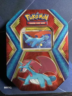 Pokemon TCG Salamence Tin With Card UNTOUCHED. *empty* - Image 1