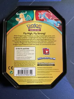Pokemon TCG Salamence Tin With Card UNTOUCHED. *empty* - Image 2