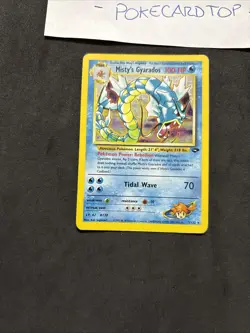 Pokemon Card Misty's Gyarados 13/132- Gym Heroes- Eng-holo-Exc! - Image 3