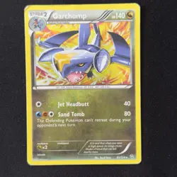 Garchomp 91/124 - Holo Rare Dragons Exalted - Pokemon Card 2012 - Image 1