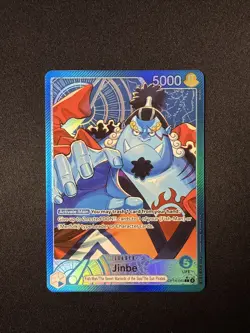 ONE PIECE TCG CARD Jinbe OP14-040 (Alternate Art) - The Azure Sea's Seven (OP14) - Image 1
