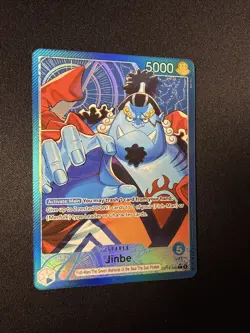 ONE PIECE TCG CARD Jinbe OP14-040 (Alternate Art) - The Azure Sea's Seven (OP14) - Image 2