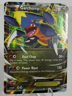 Pokemon TCG Garchomp EX XY09 Black Star Promo Card XY 2014 (NOT JUMBO) [VLP] - Image 2