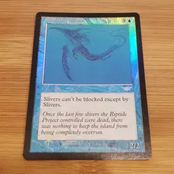 1x Shifting Sliver, Legions, Foil, Magic MTG LP A bit cloudy - Image 1