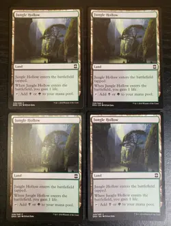 4x Jungle Hollow Eternal Masters 2016 Mtg Magic Gathering Card Dual Land 239 - Image 1