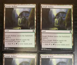 4x Jungle Hollow Eternal Masters 2016 Mtg Magic Gathering Card Dual Land 239 - Image 2