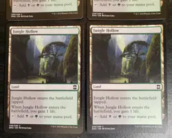 4x Jungle Hollow Eternal Masters 2016 Mtg Magic Gathering Card Dual Land 239 - Image 3