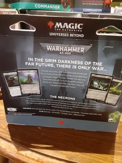 *Unopened* Necron Dynasties Magic the Gathering Universes Beyond Commander Deck - Image 3