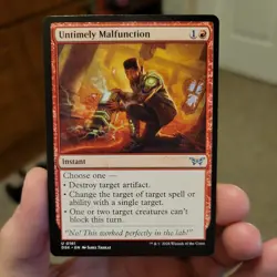 Untimely Malfunction (161) - DSK - Magic the Gathering MTG - NM - Image 1