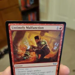 Untimely Malfunction (161) - DSK - Magic the Gathering MTG - NM - Image 4