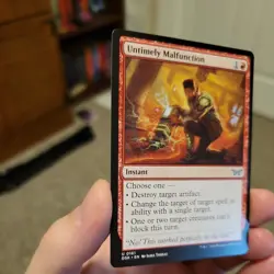 Untimely Malfunction (161) - DSK - Magic the Gathering MTG - NM - Image 5