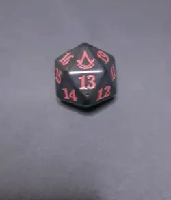 Magic The Gathering UNIVERSES BEYOND ASSASSIN'S CREED D20 SPINDOWN DICE DIE MTG - Image 1