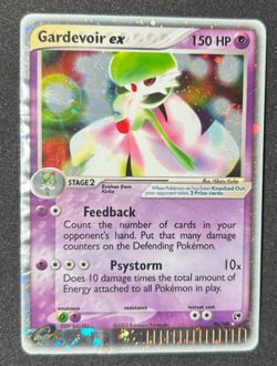 POKEMON CARD HOLO FOIL SWIRL 96/100 GARDEVOIR EX SANDSTORM HP SEE PICS - Image 1
