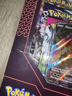 Pokemon TCG: Flareon VMAX Premium Collection Box - Factory Sealed Small Tear - Image 2