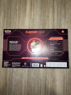 Pokemon TCG: Flareon VMAX Premium Collection Box - Factory Sealed Small Tear - Image 3
