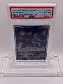 2023 POKEMON SVP EN-SV 151 ULTRA-PREMIUM COLLECTION PROMO #052 MEWTWO PSA 10 - Image 1