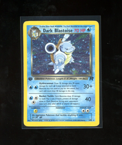 1ST EDITION 2000 Team Rocket Dark Blastoise 3/82 Holo Foil Pokemon - Image 1