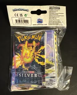 X4 Pokemon TCG Mini Portfolio Sword Shield Silver Tempest + 1 Booster Pack New - Image 3