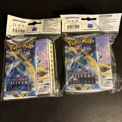 X4 Pokemon TCG Mini Portfolio Sword Shield Silver Tempest + 1 Booster Pack New - Image 4