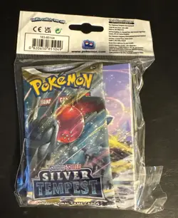X4 Pokemon TCG Mini Portfolio Sword Shield Silver Tempest + 1 Booster Pack New - Image 5