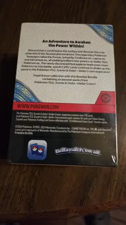 Pokemon TCG Stellar Crown Booster Box Sealed, Scarlett and Violet - Image 2