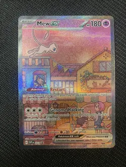 Pokemon Mew ex 053 Holo Scarlet & Violet Promo EX 180 HP Psychic English TCG - Image 1