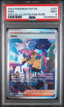 2024 Pokemon Paf En-Paldean Fates #237 Iono Special Illustration Rare PSA 9 - Image 1