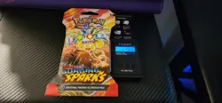 VERY HEAVY!! - 31.86gram- Pokemon Surging Sparks Sleeved Booster Pack! - Image 1