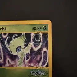 Pokemon Vintage Wizards Black Star Movie Promo Celebi #50 -Pokemon 4 Ever -2002 - Image 3