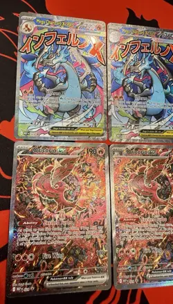 Pokemon TCG Mega Charizard X & Oricorio EX UPC Promo MEP023 MEP204 - Image 2