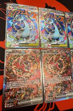 Pokemon TCG Mega Charizard X & Oricorio EX UPC Promo MEP023 MEP204 - Image 3