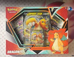 Pokemon TCG Dragonite V Collection Box - Factory Sealed - Promo Included - Mint - Image 1
