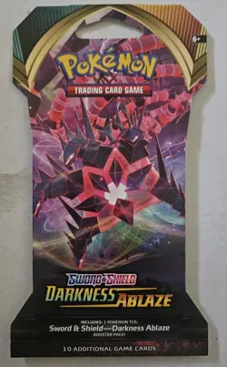 Pokemon TCG | Darkness Ablaze | Sleeved Booster Pack | New Factory Sealed 820650807121 - Image 1