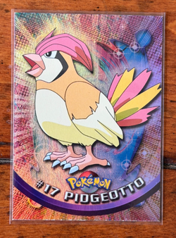 1999 Topps Pokemon Pidgeotto #17 TV Animation Edition Holo Foil Blue Logo - Image 1