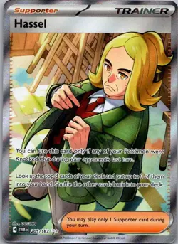 Pokemon TCG Hassel Ultra Rare SV06: Twilight Masquerade 205/167 NM - Image 1