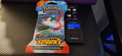 Very HEAVY!! - 31.61gram- Pokemon Surging Sparks Sleeved Booster Pack!! - Image 1