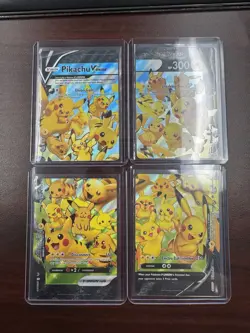 Pokemon Sword & Shield Pikachu V-Union Set of 4 #SWSH139-142 NM - Image 1