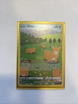 Ditto Pokemon Crown Zenith Galarian Gallery GG22/GG70 Full Art Holo Rare NM - Image 1