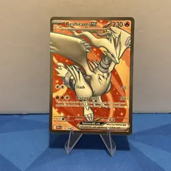 Pokemon TCG Reshiram EX Full Art Ultra Rare Holo 158/086 White Flare - Image 1