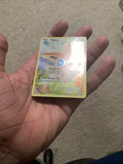 Pokemon TCG Victini Full Art Holo XY Promo XY117 LP - Image 4