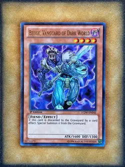 Yugioh Beiige, Vanguard of Dark World LCJW-EN242 Ultra Rare 1st Ed LP - Image 1