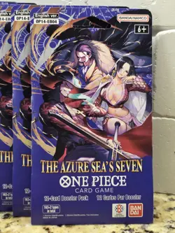 One Piece OP-14 EB04 Single Sleeved Booster Pack Lot of 10 | Sealed | In Hand - Image 2