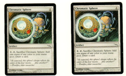 Set Of 2 Chromatic Sphere Mirrodin Magic The Gathering Card - Image 3
