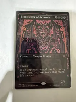 ~ Bloodletter of Aclazotz (Borderless) ~ NM ~ The Lost Caverns of Ixalan ~ MTG ~ - Image 1
