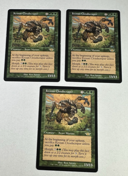 Magic The Gathering Krosan Cloudscraper #130 (NM) Legions LGN Magic MTG Lot of 3 - Image 1