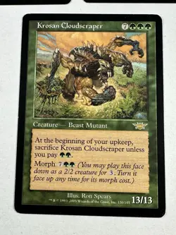 Magic The Gathering Krosan Cloudscraper #130 (NM) Legions LGN Magic MTG Lot of 3 - Image 2