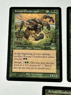 Magic The Gathering Krosan Cloudscraper #130 (NM) Legions LGN Magic MTG Lot of 3 - Image 3