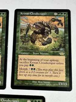 Magic The Gathering Krosan Cloudscraper #130 (NM) Legions LGN Magic MTG Lot of 3 - Image 4