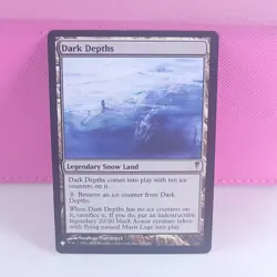 MTG LP Dark Depths Coldsnap Land Regular Magic The Gathering - Image 1